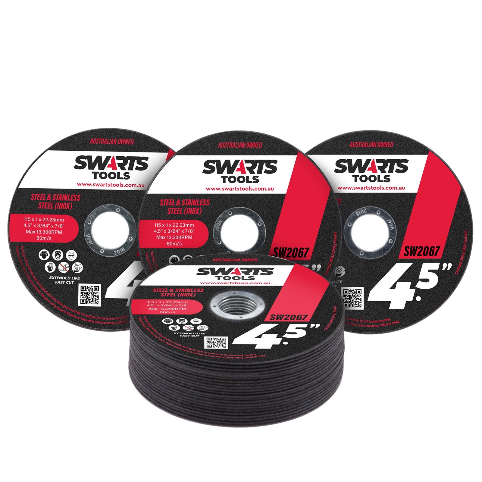 4.5" 115mm Thin Angle Grinder Cutting Discs