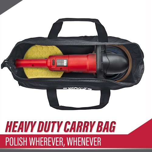 Heavy duty carry bag, polish wherever, whenever
