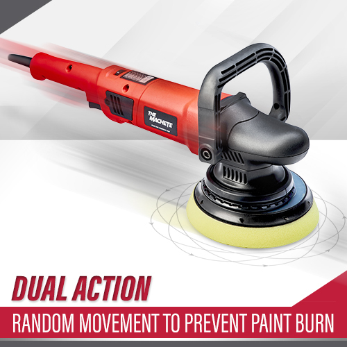 Dual Action, Random movement to prevent paint burn