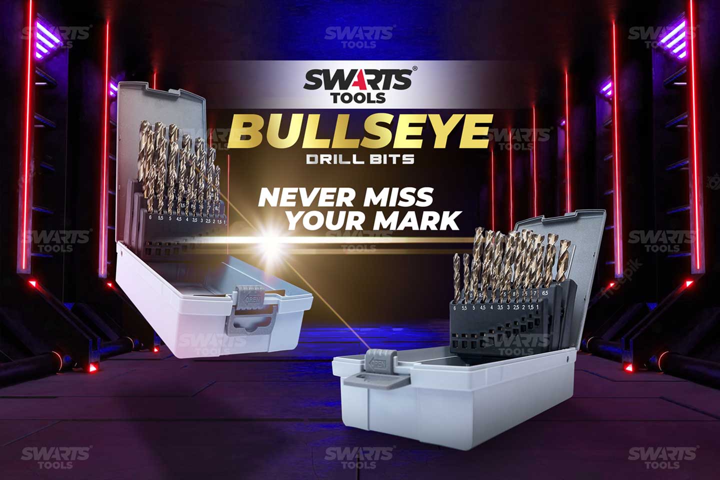 Bullseye self-centering technology drill bits