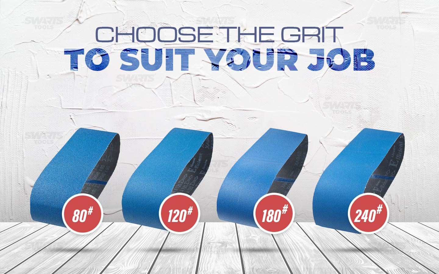 Choose the grit to suit your job