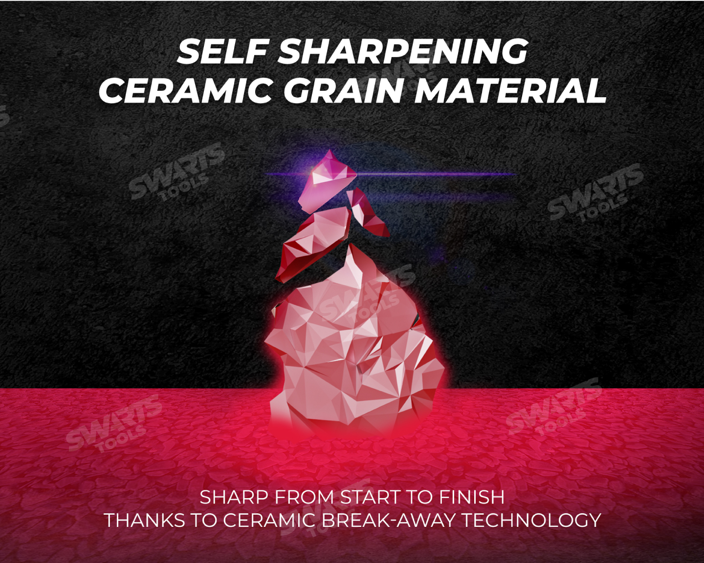 selg sharpening ceramic grain material