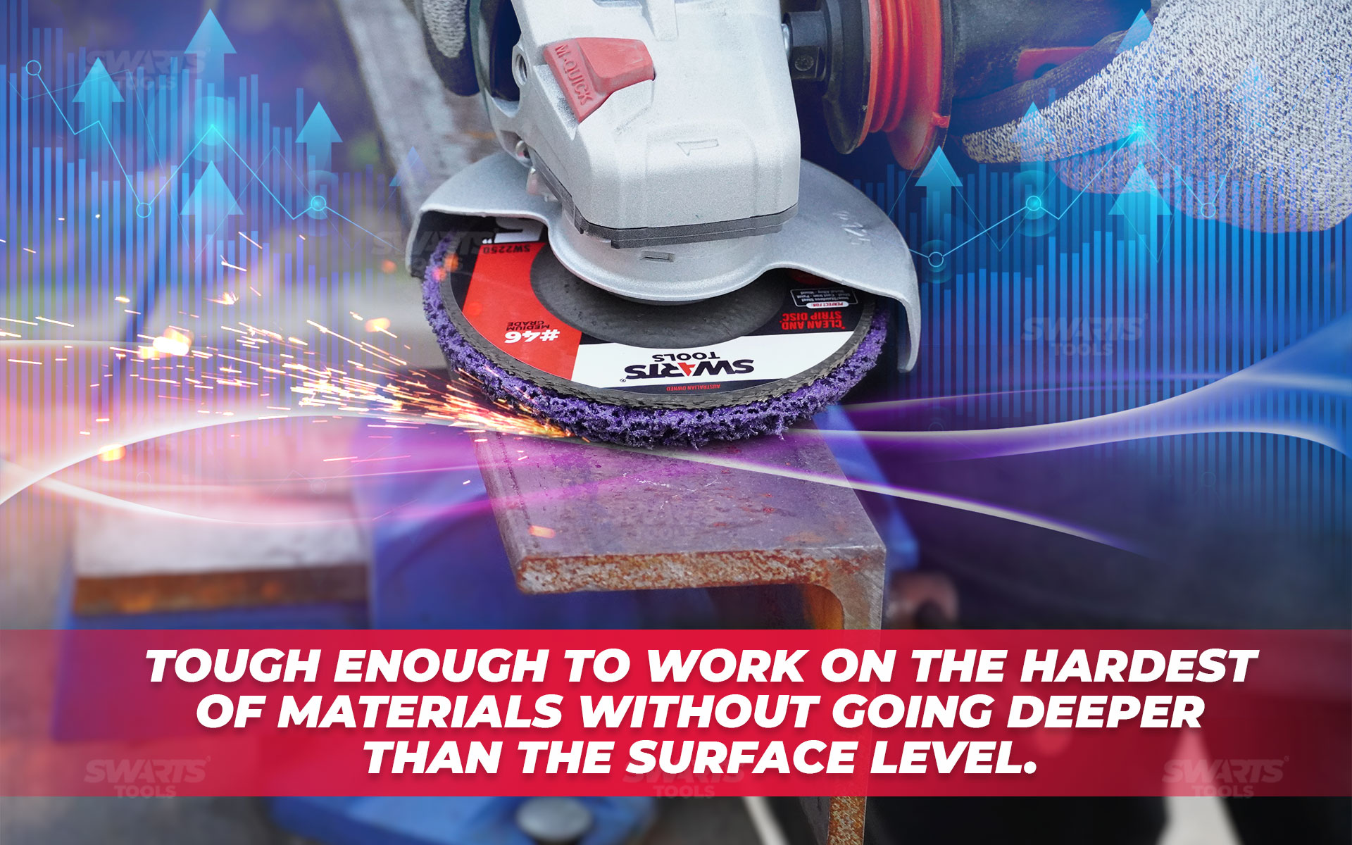Tough enough to work on the hardest of materials without going deepeer than the surface level