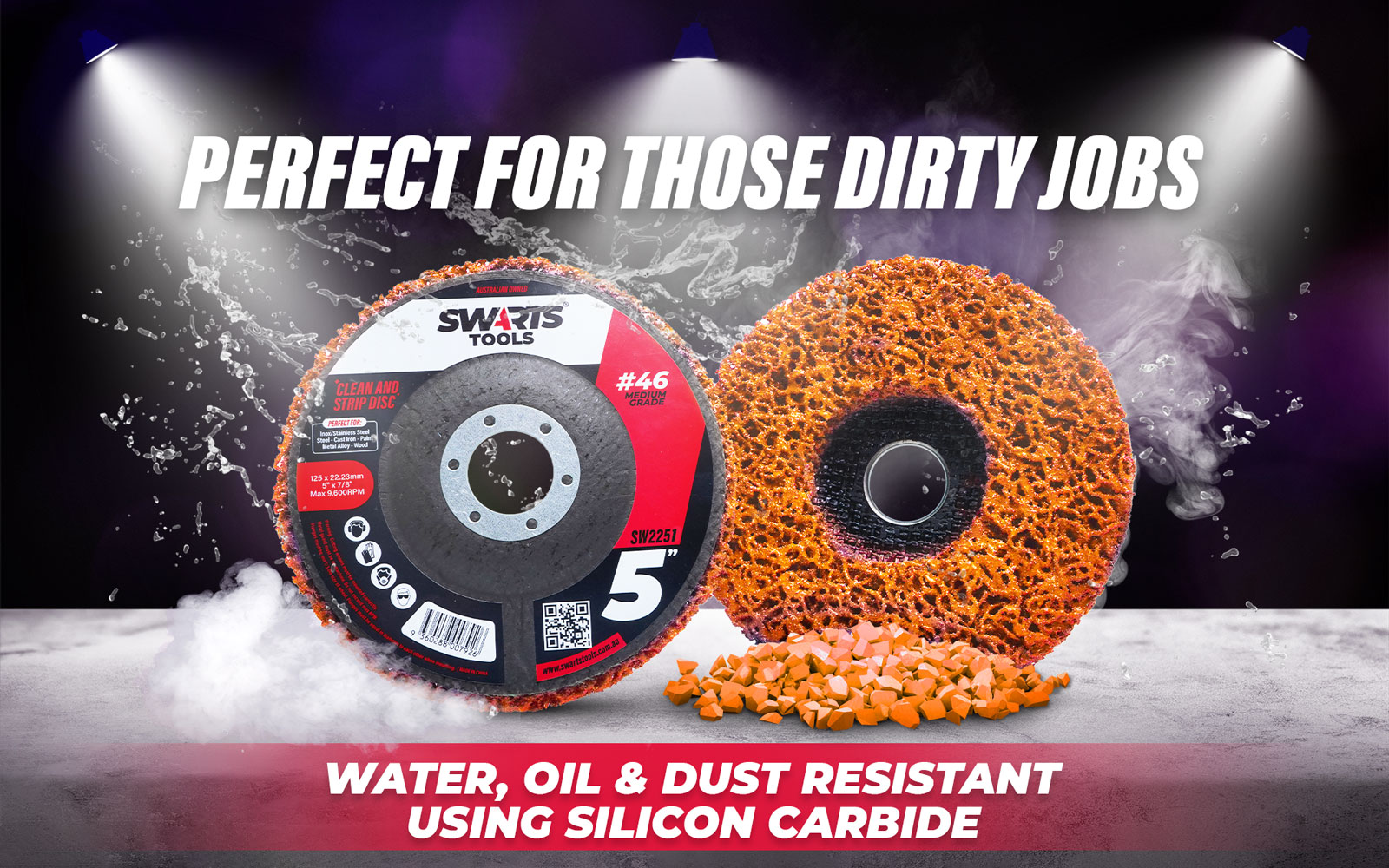 2x strip quicker than conventional wire wheels