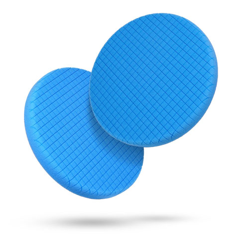 180mm 7inch Blue Cross Cut Foam Polisher Buffing Pads