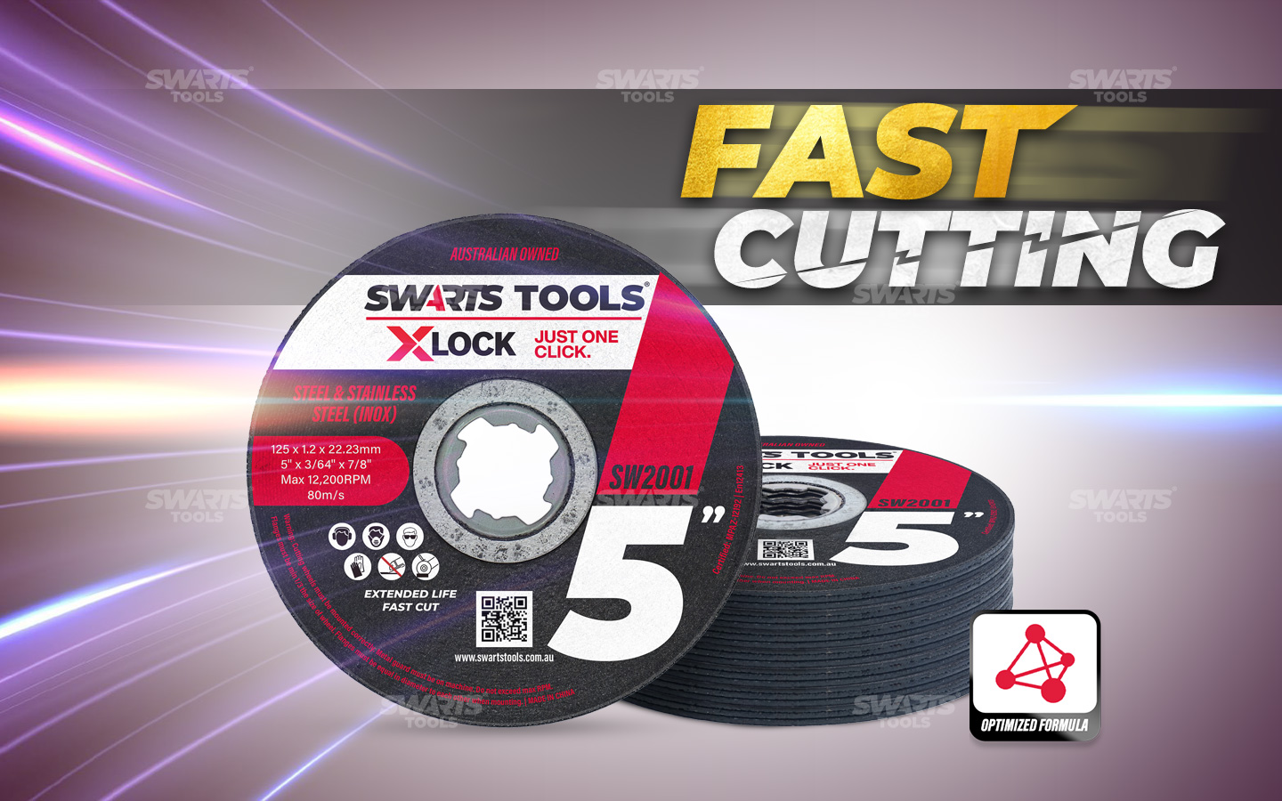 Fast cutting discs