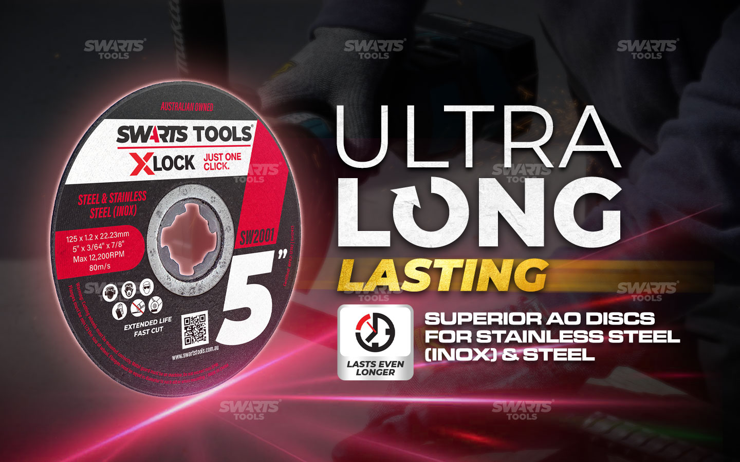 Ultra long lasting, Superior AO discs for stainless steel (inox) & steel