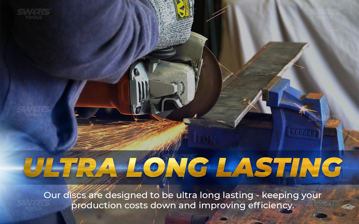 Ultra long lasting, Our discs are designed to be ulra long lasting - keeping your production costs down and improving efficiency
