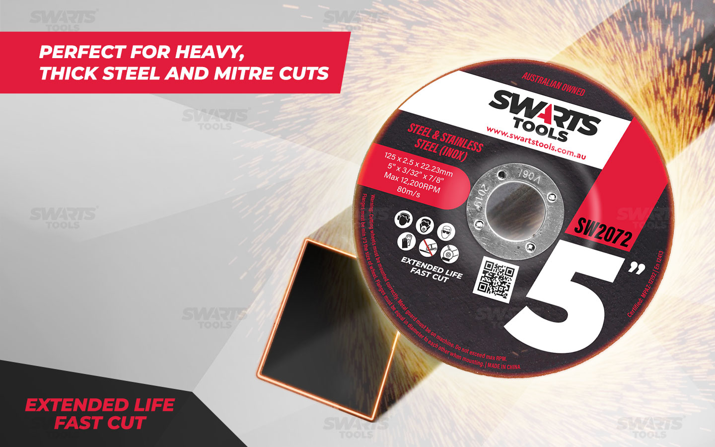perfect for heavy, thick steel and mitre cuts