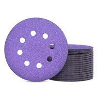 5" 125mm Ceramic Purple Sanding Disc