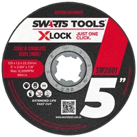 5" 125mm X-Lock Angle Grinder Cutting Discs