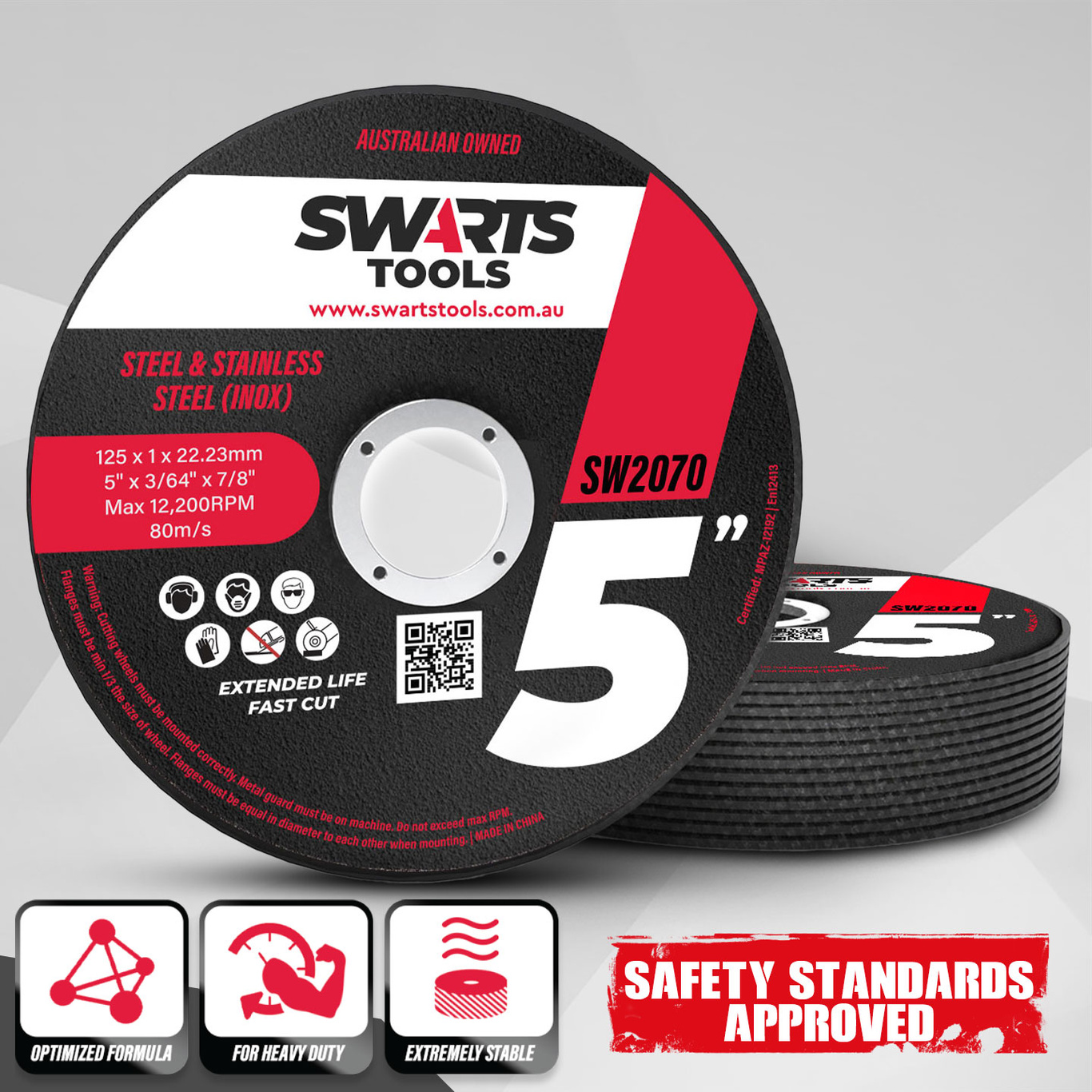 5" 125mm Thin Angle Grinder Cutting Discs 2000pc 