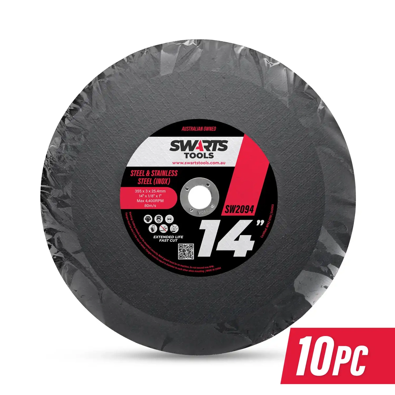 14" 355mm Cut Off Wheels 10pc 